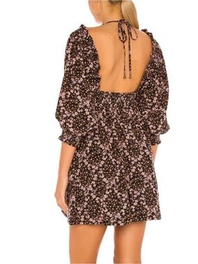 love poem ivory lace mini dress With Love Long Sleeve Lace Mini Dress White